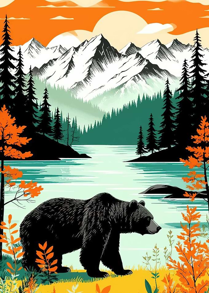 Bear by the Lake