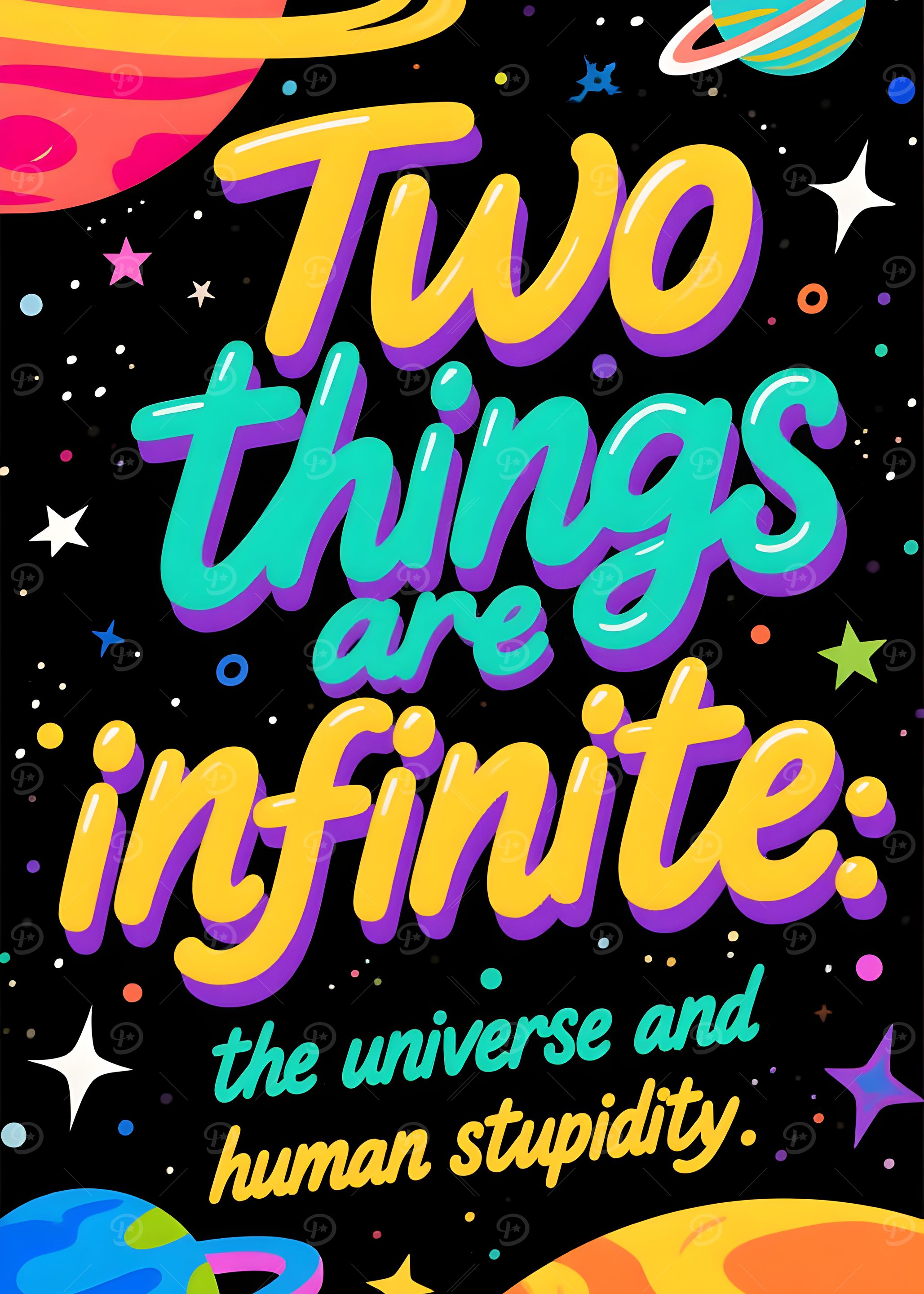 Science Quote: Two things are infinite