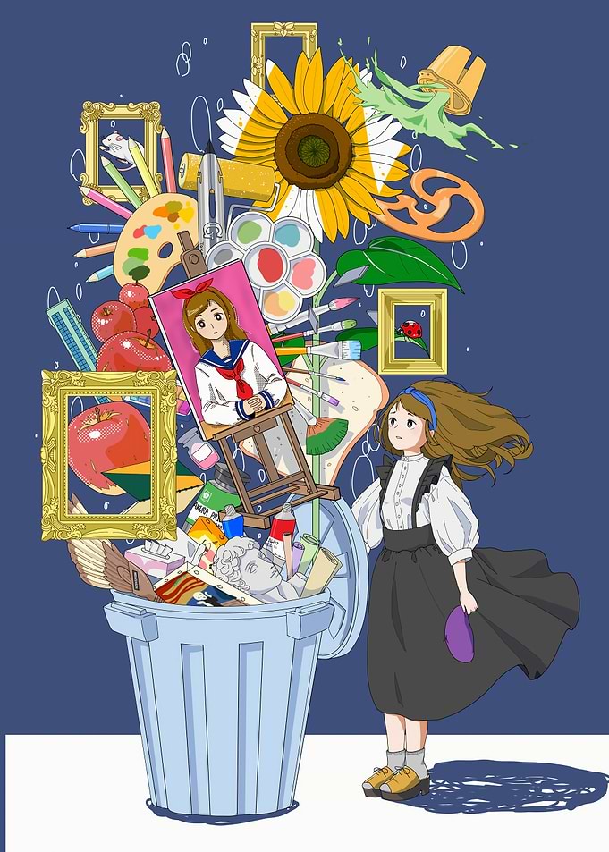 Artistic Overflow: Trash Can of Creativity