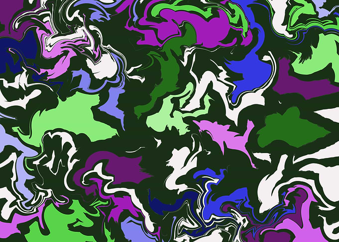 Abstract Swirls of Color