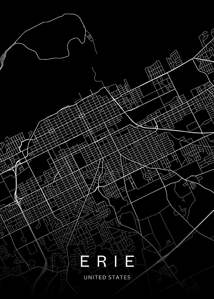 Erie, United States - City Map