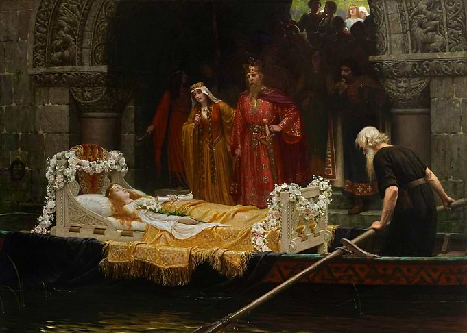 The Lady of Shalott painting
