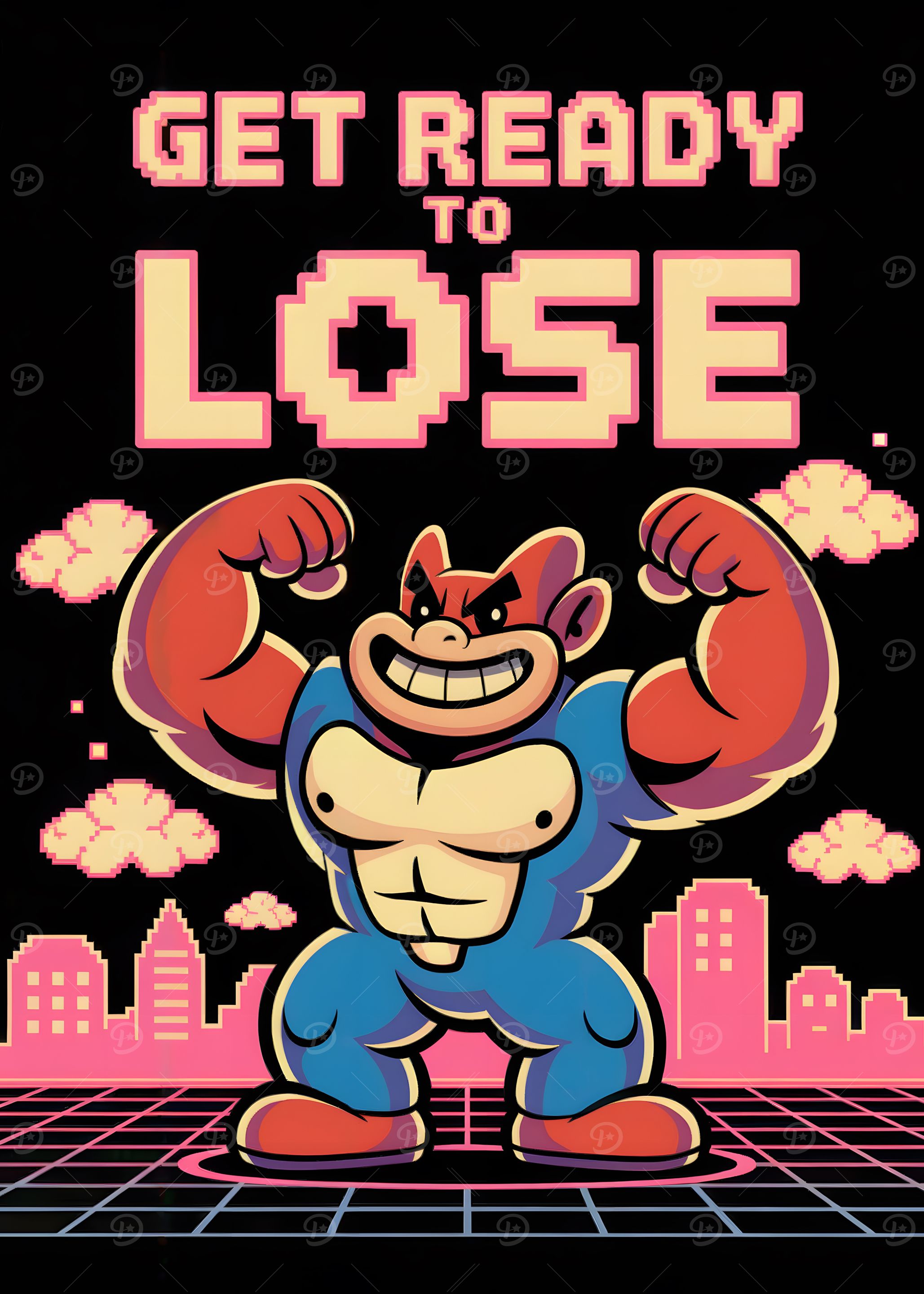 Get Ready to Lose Retro Gorilla