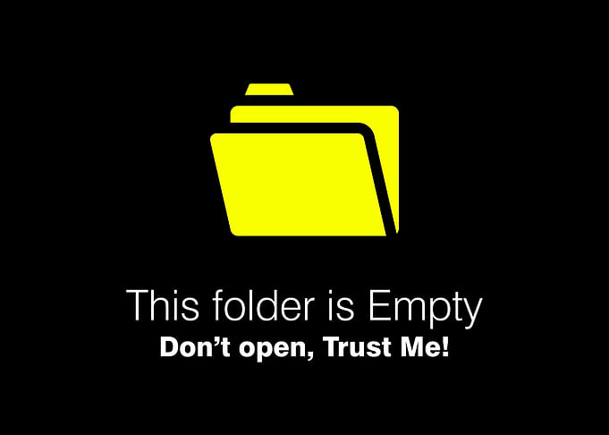 Empty Folder Meme