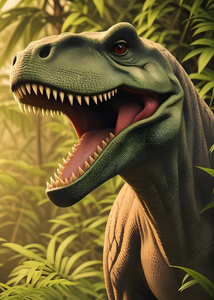 T-Rex in Jungle