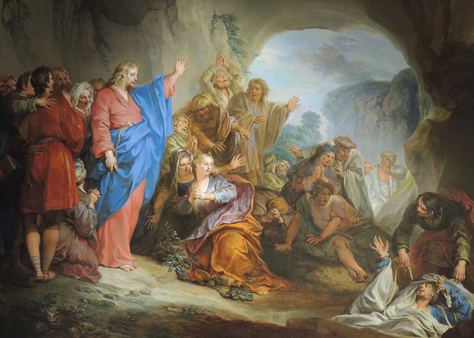 Jesus Healing the Sick Painting