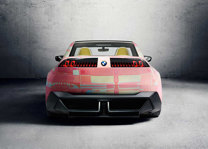 Rear View of a BMW Car