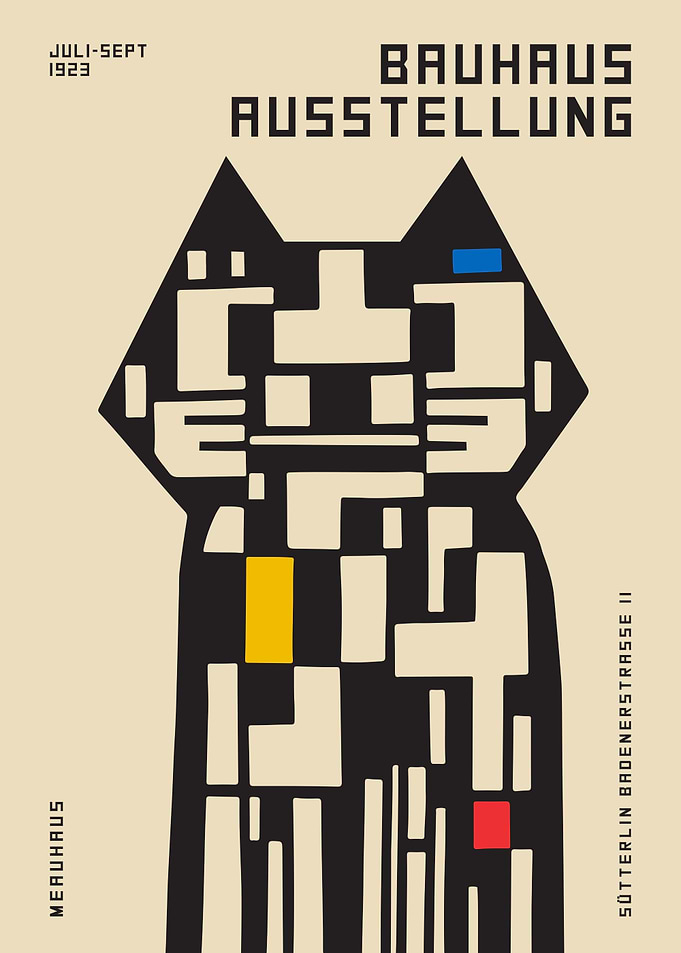 Bauhaus Ausstellung 1923 Poster
