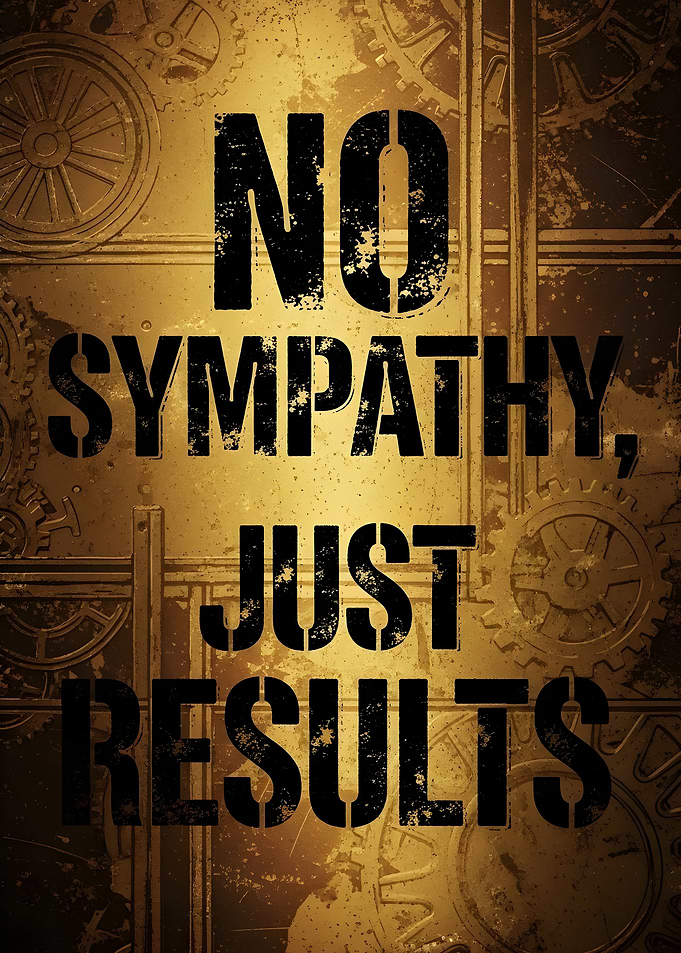 No Sympathy, Just Results