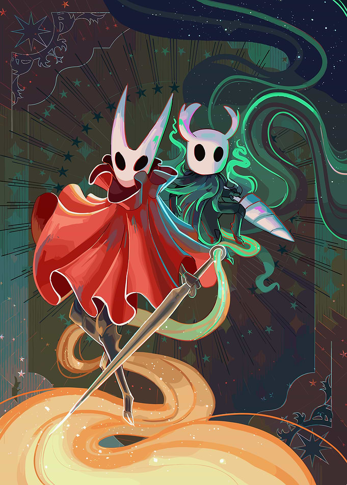 Hollow Knight: Hornet and The Knight