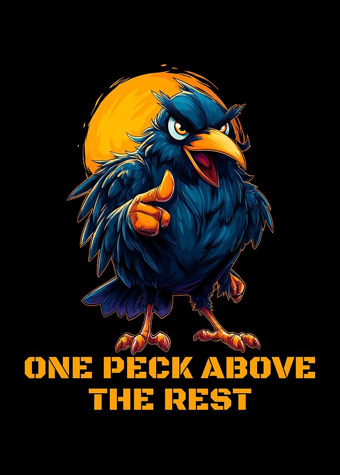 Cartoon Crow with Attitude