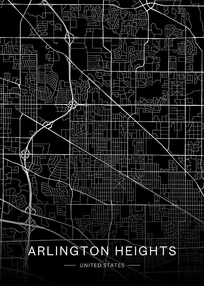 Arlington Heights, United States Map