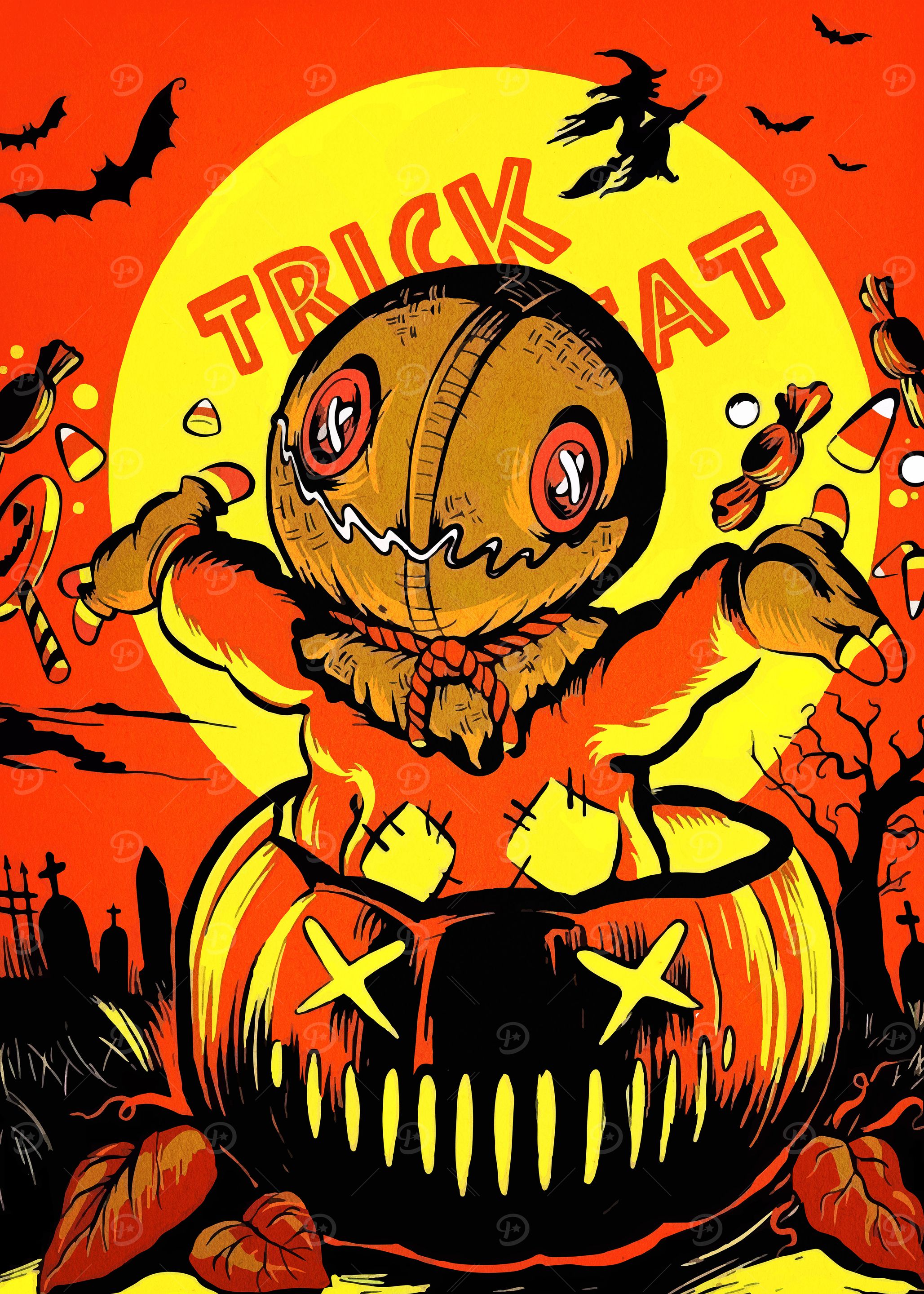 Halloween Trick 'r Treat Illustration