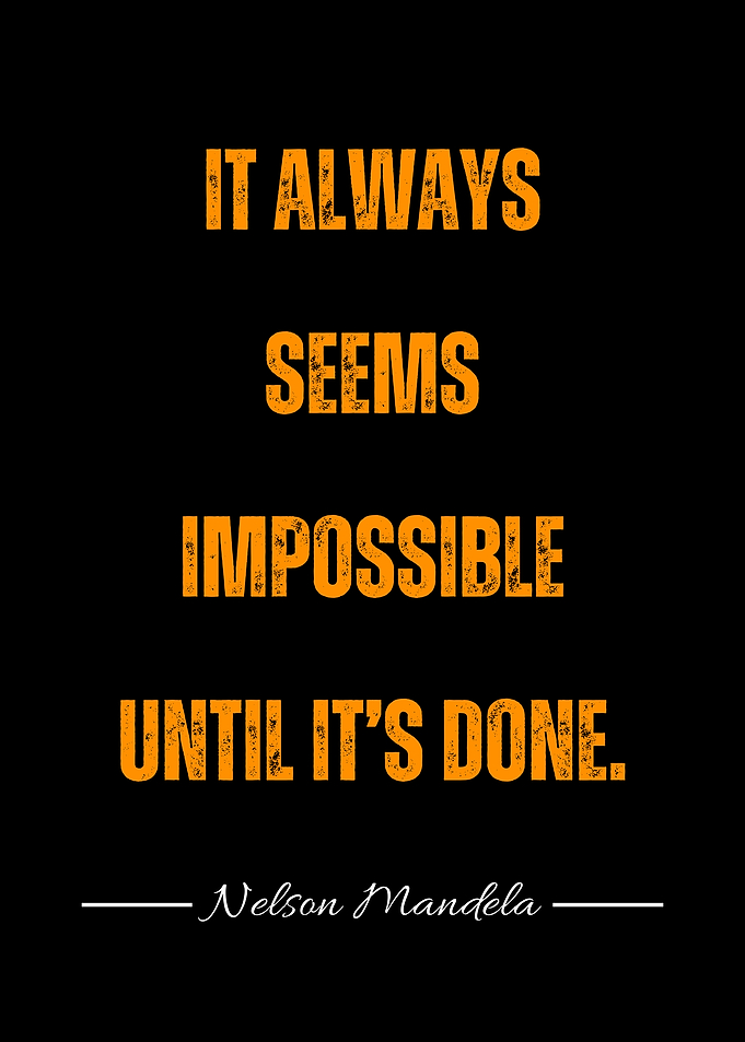 Inspirational Quote by Nelson Mandela
