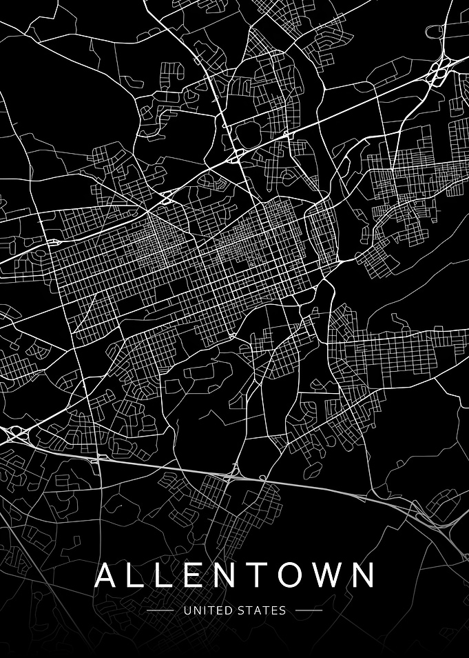 Allentown, United States - City Map