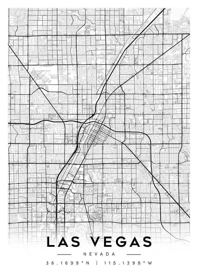 Las Vegas Nevada City Map
