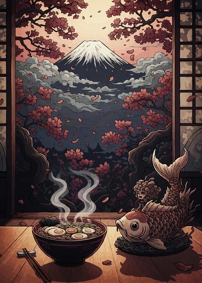 Ramen Koi Mount Fuji