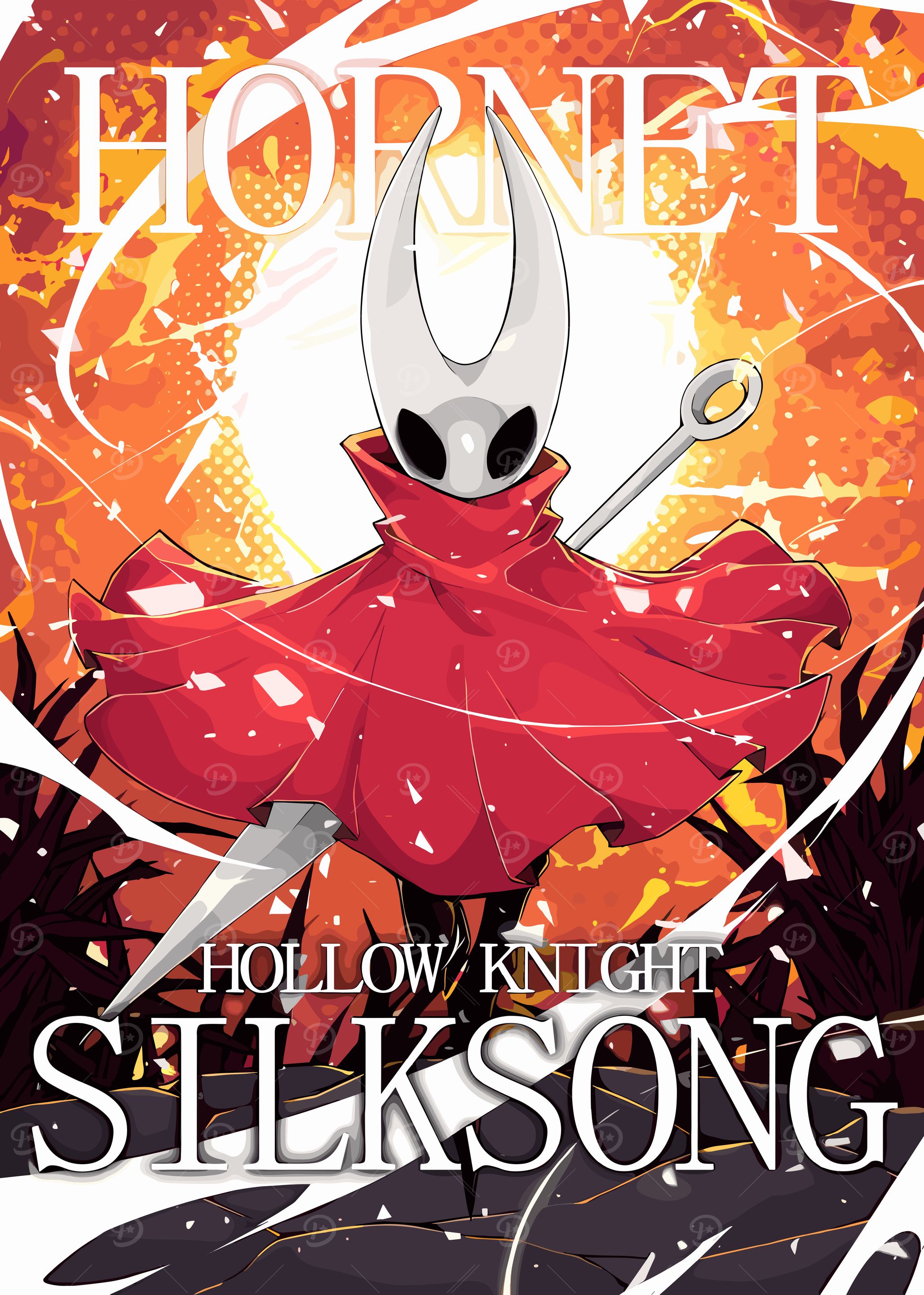 Hornet Silksong - Hollow Knight Poster