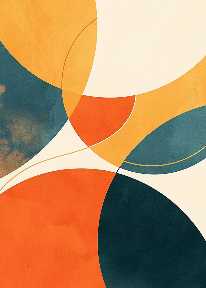 Abstract Circles Art
