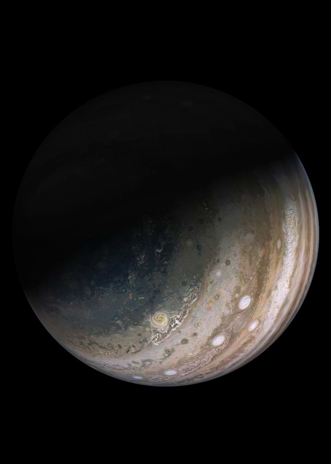 Jupiter planet in space