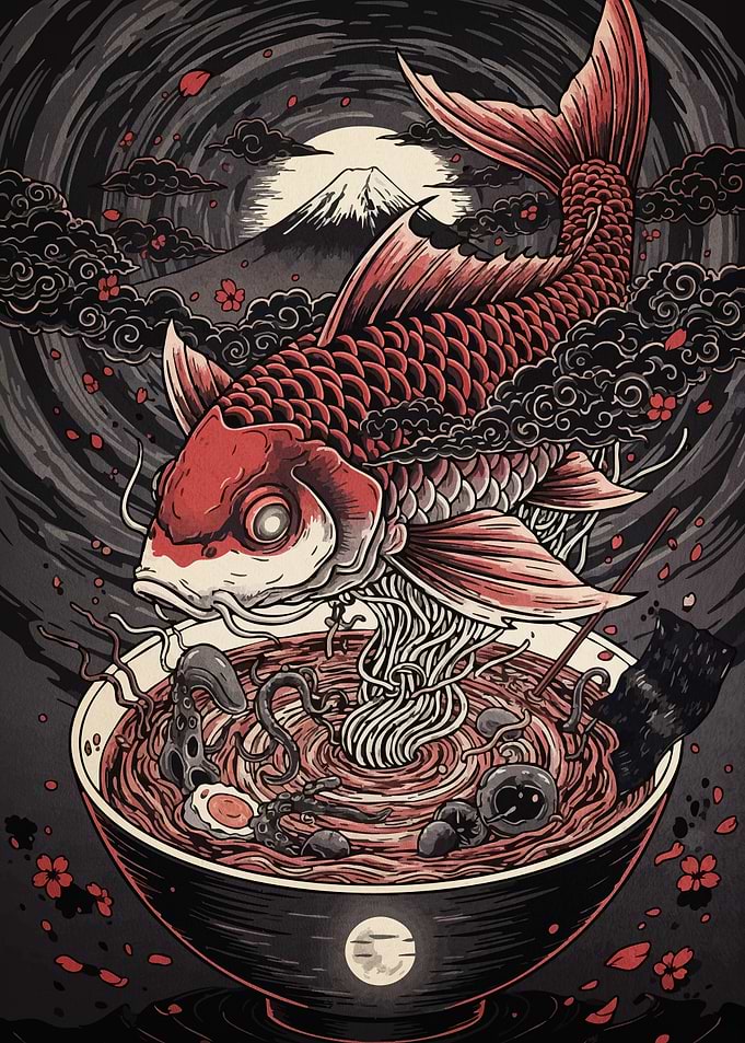 Koi Fish Ramen Bowl