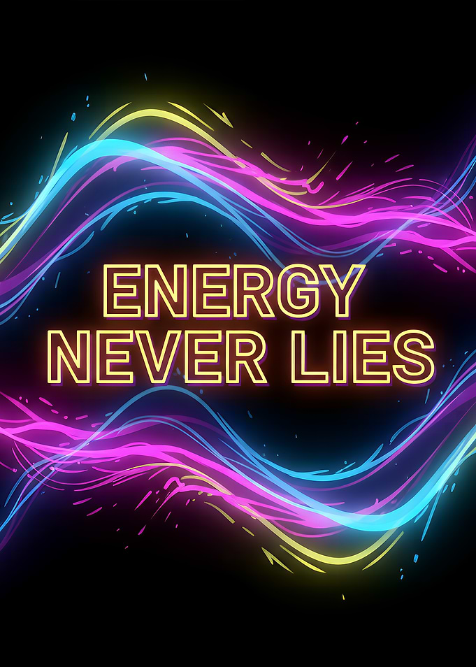 Energy Never Lies Neon Art