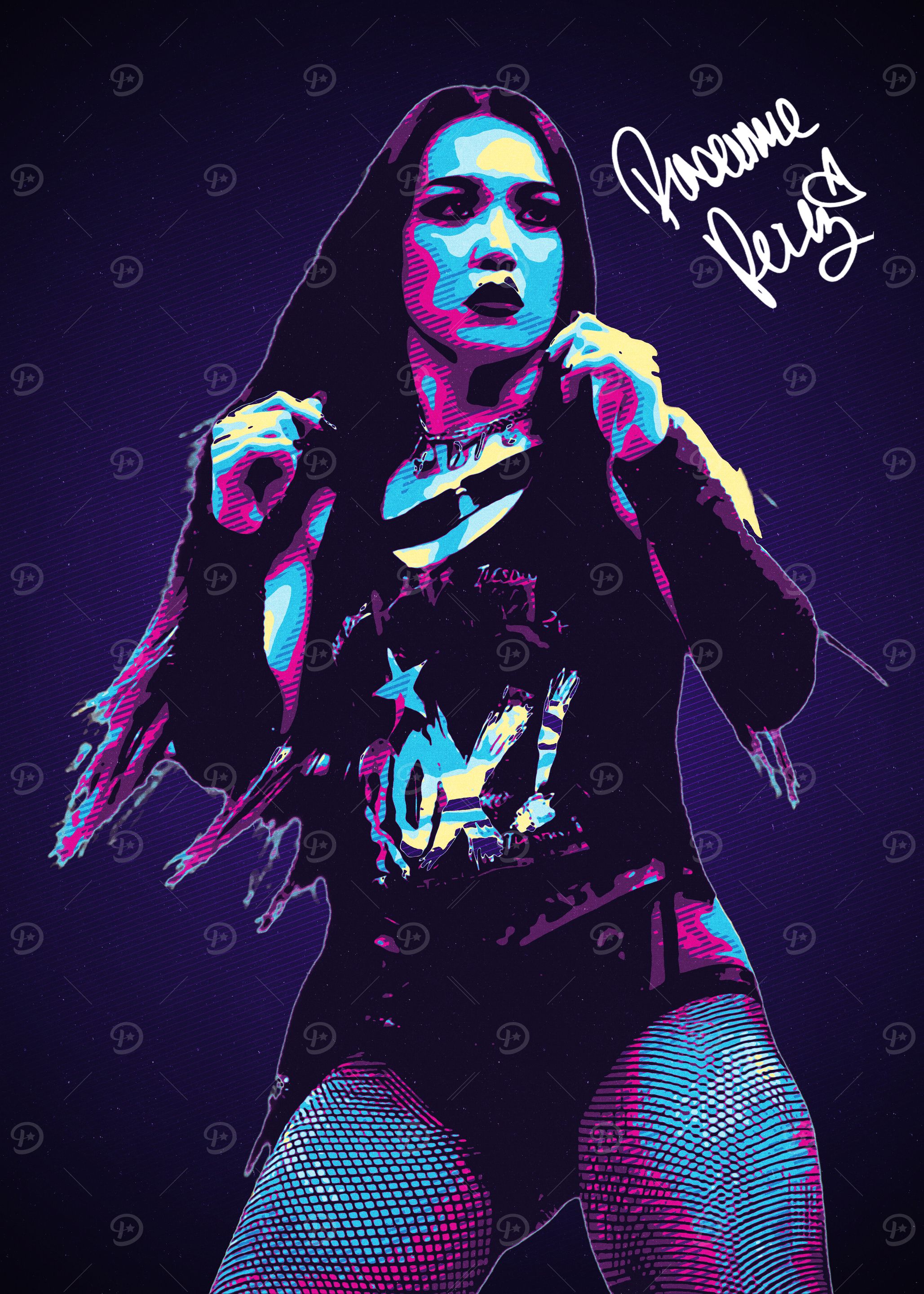 Roxanne Perez Pop Art Portrait