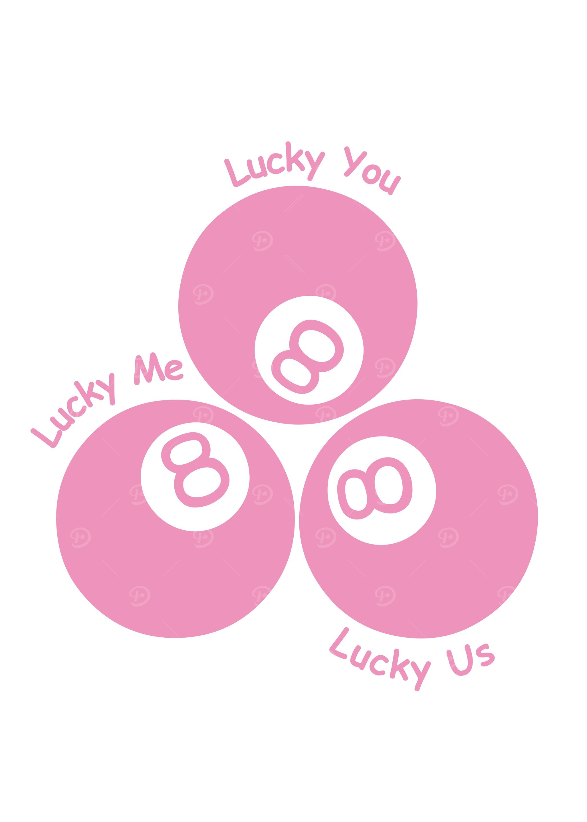Lucky 8 Ball Pink