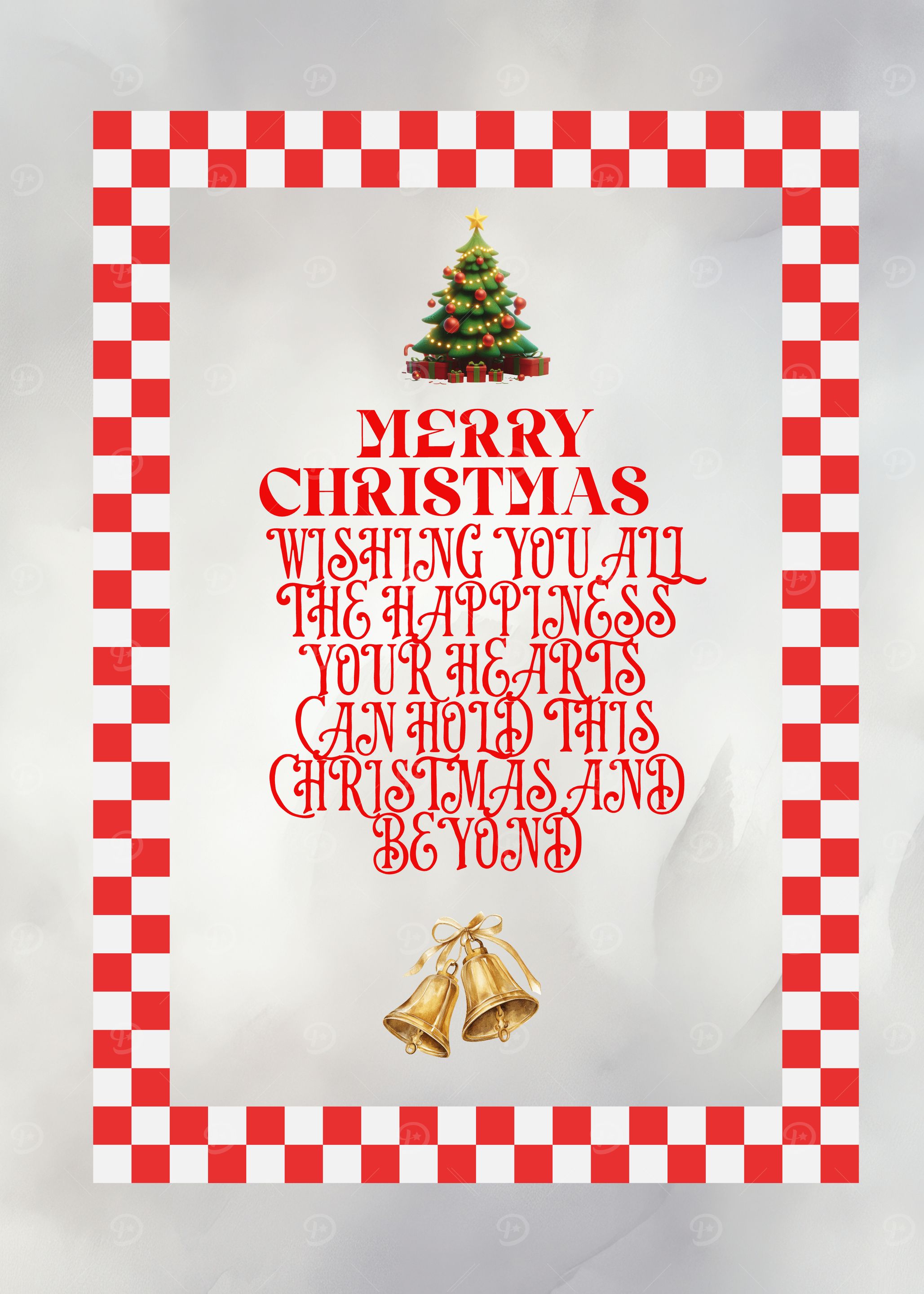 Festive Christmas Greeting Card Design