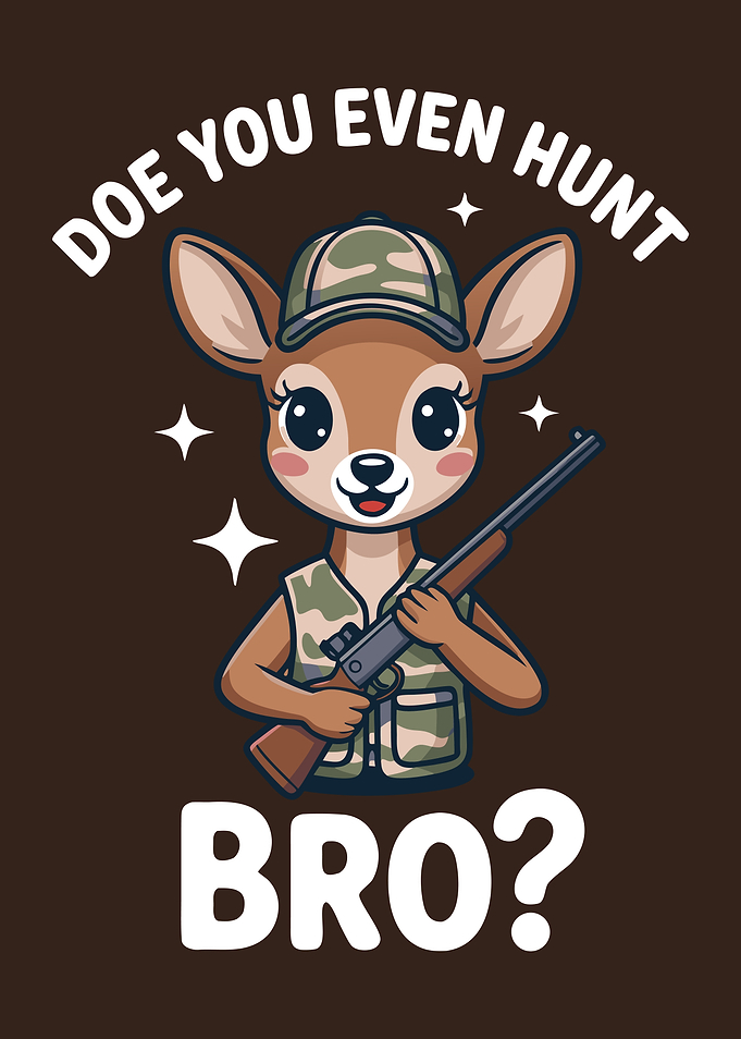 Doe You Even Hunt Bro Pun