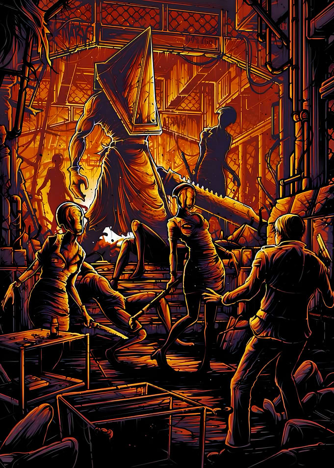 Silent Hill: Pyramid Head and Nurses