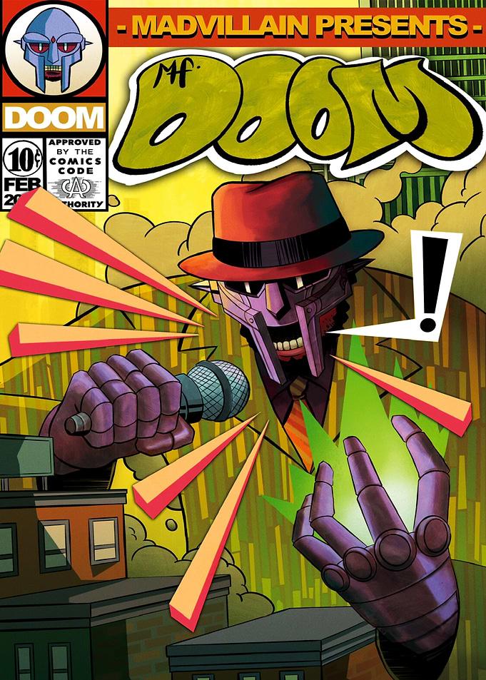 MF DOOM Madvillain Comic Book Cover