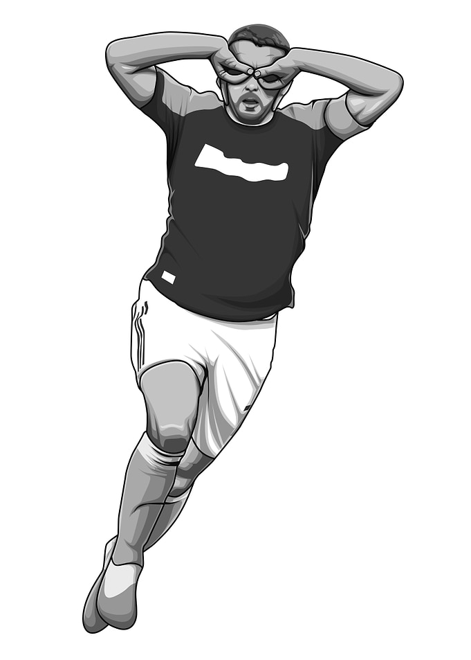 John McGinn Black and White Version