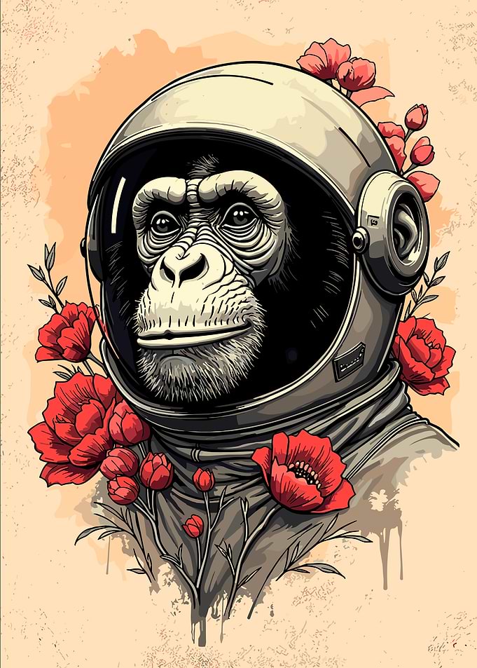Astronaut Monkey