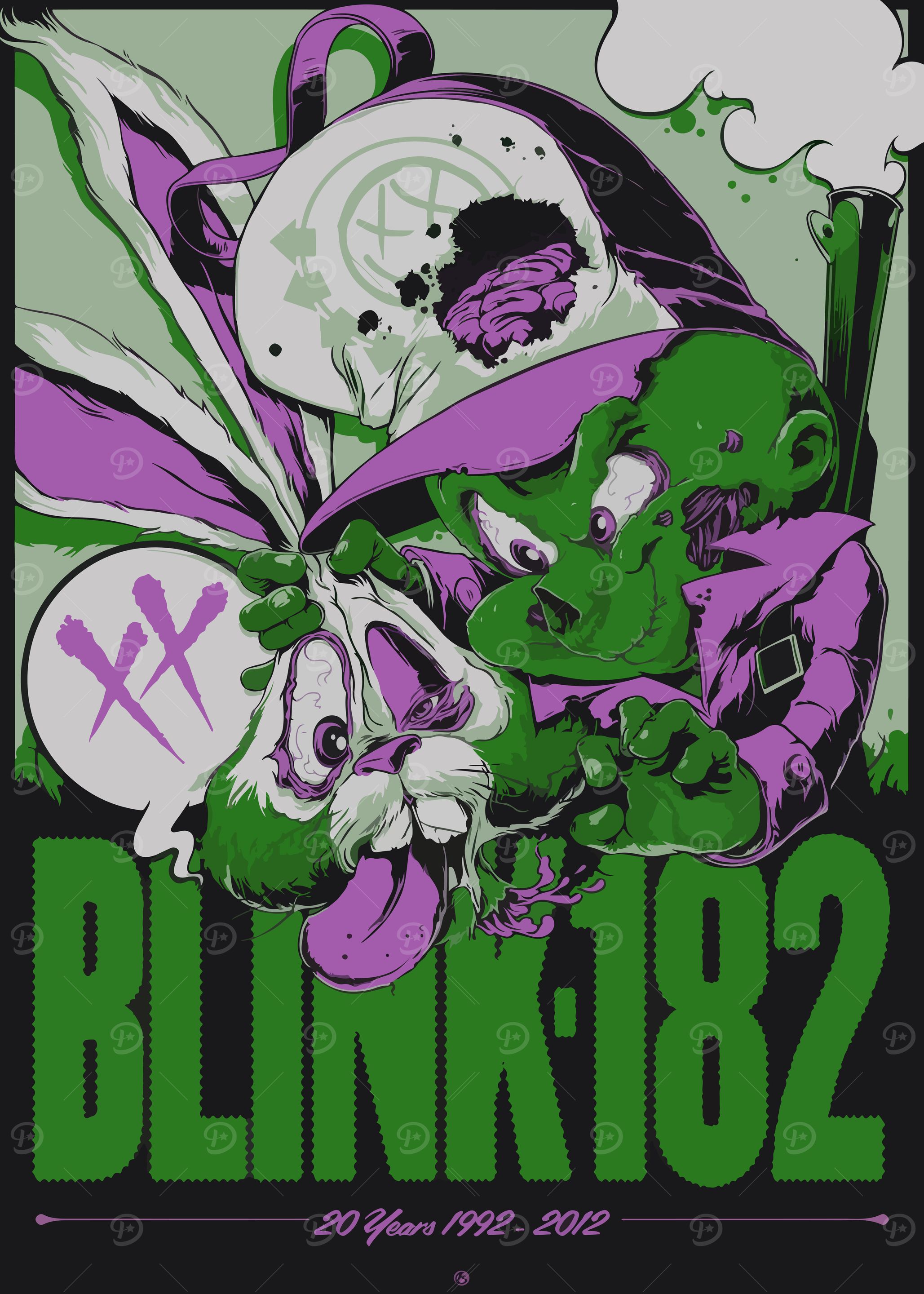 Blink-182 20th Anniversary Poster