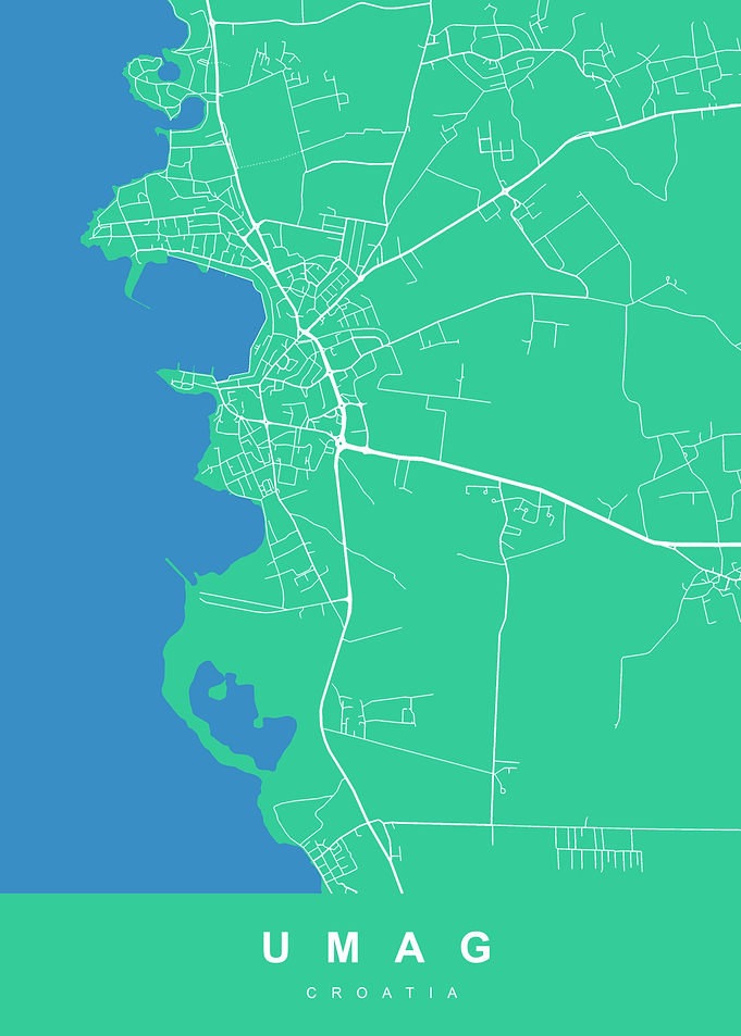 Umag, Croatia City Map