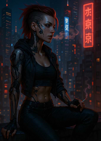 Cyberpunk Woman