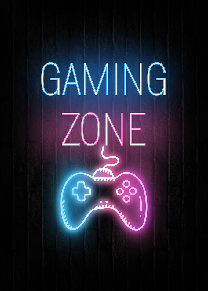 Gaming Zone Neon Sign