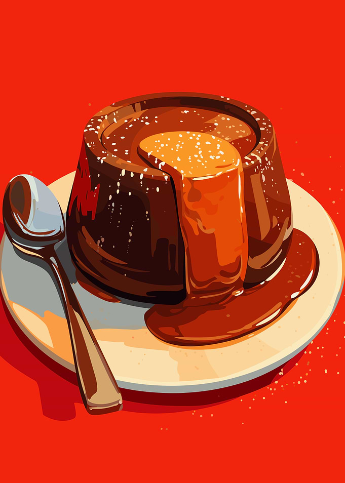 Chocolate Lava Cake with Spoon