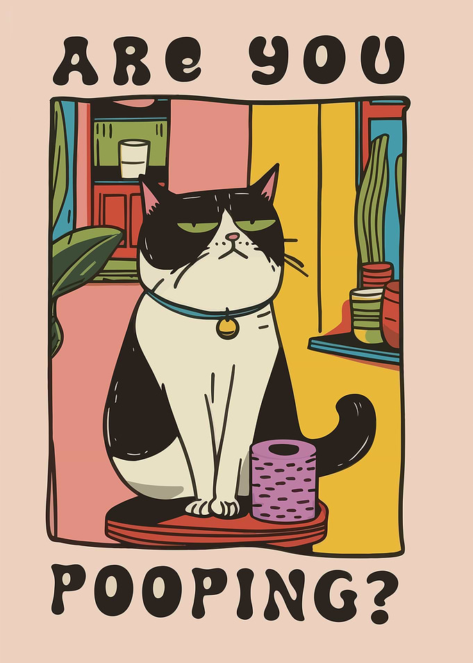 Grumpy Cat 'Are You Pooping?' Art