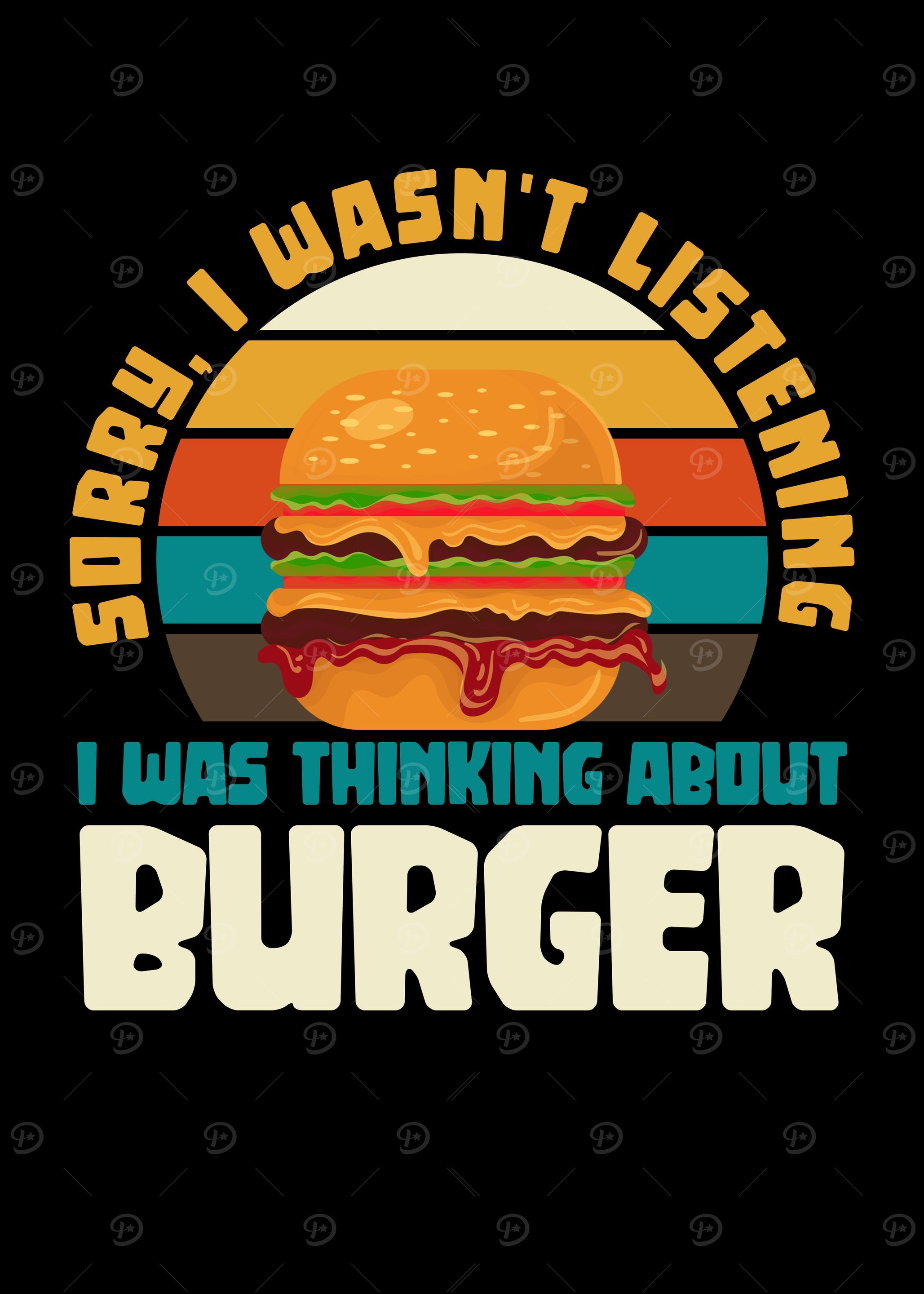 Burger Thought Graphic Design