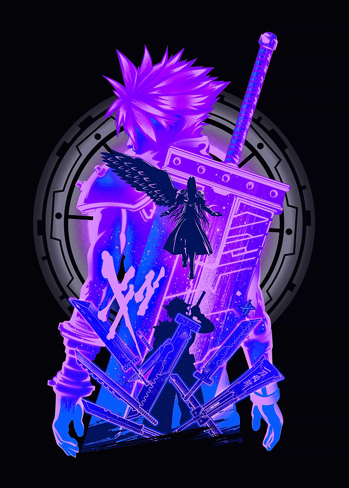 Cloud Strife with Buster Sword