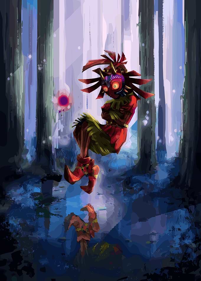 Majora's Mask in Forest