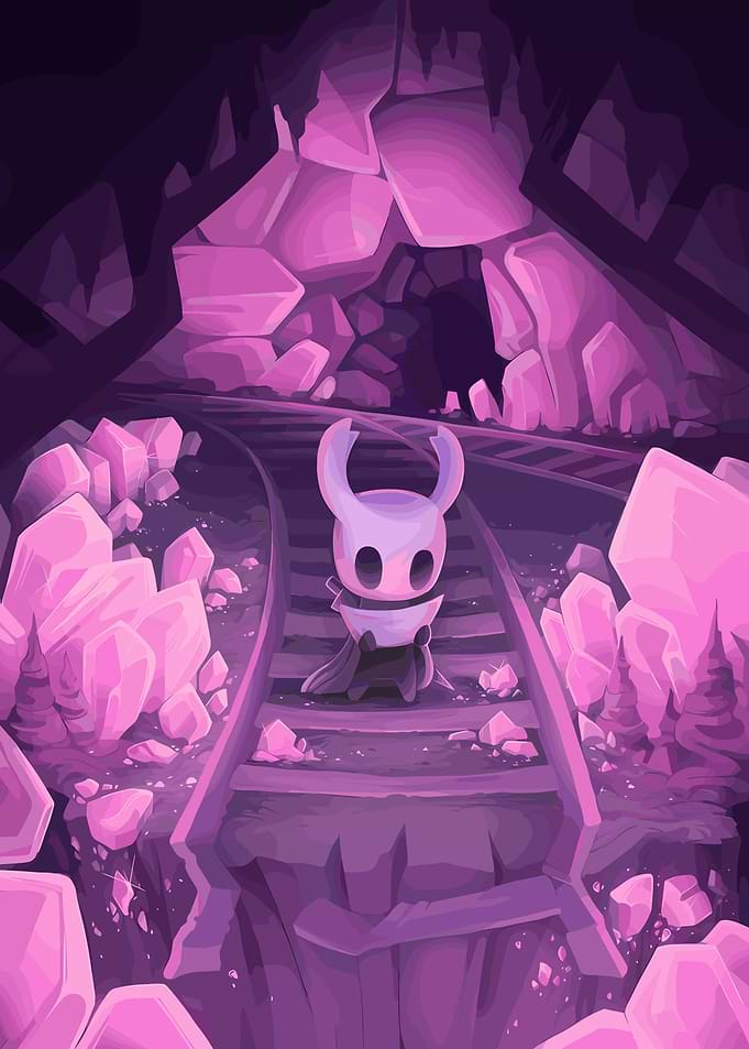 Hollow Knight in Crystal Peak
