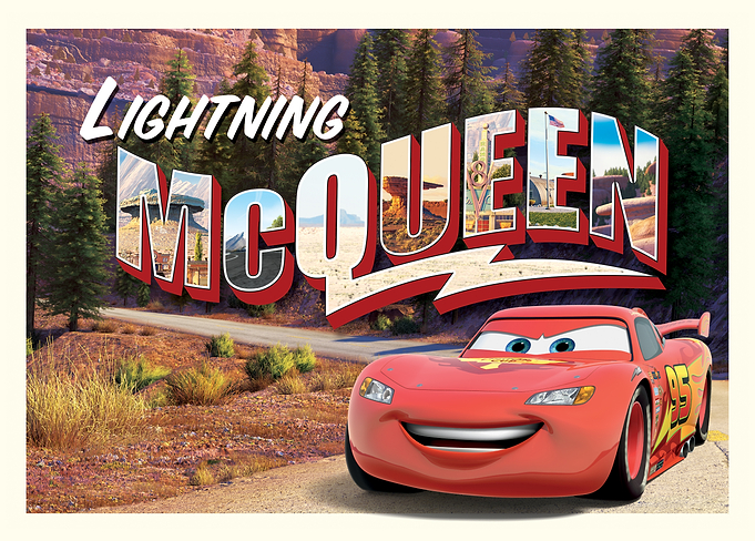 Lightning McQueen: Travel Postcard