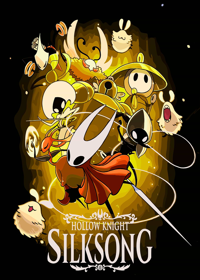Hollow Knight: Silksong characters illustration