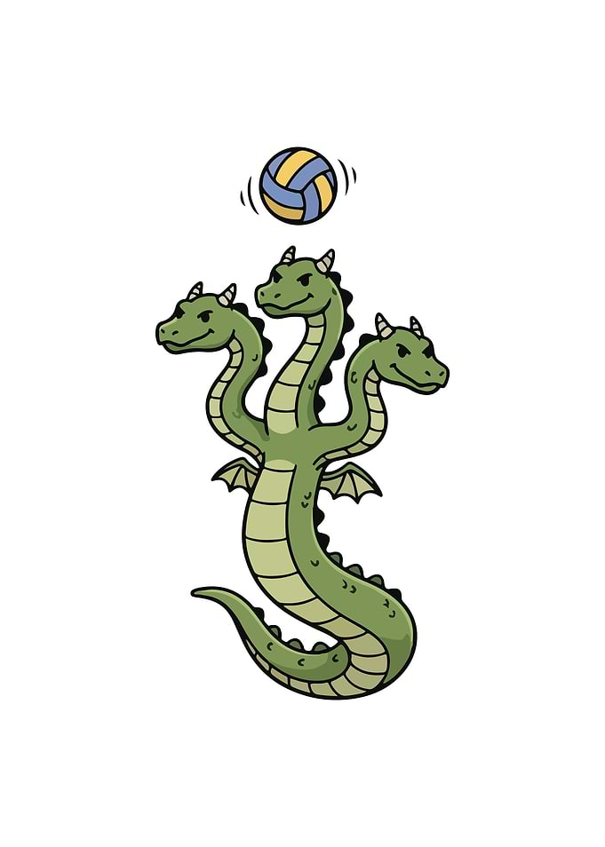 Volleyball Hydra Dragon Player