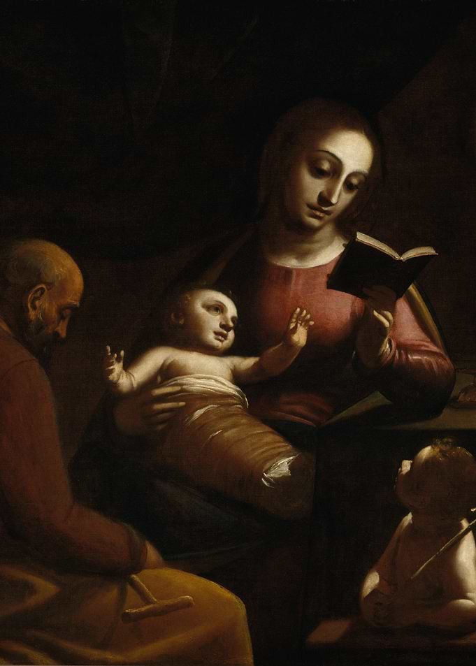 The Holy Family with Saint John