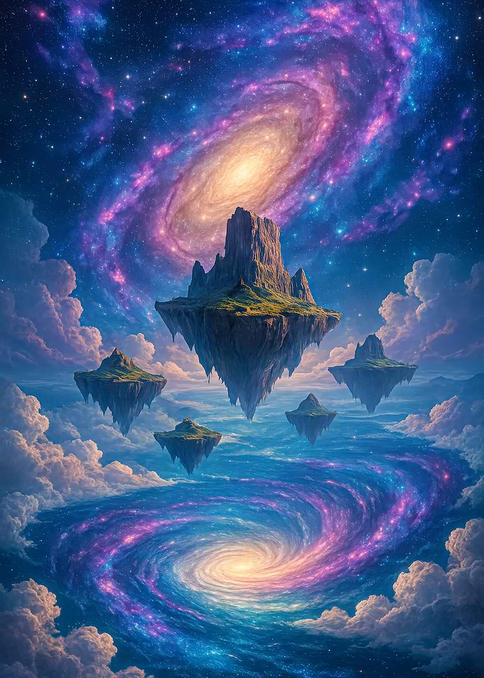 Floating Islands in a Cosmic Sky