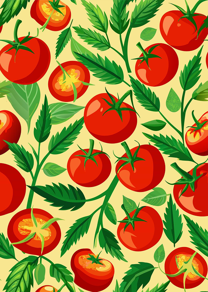 Tomato and Leaf Pattern